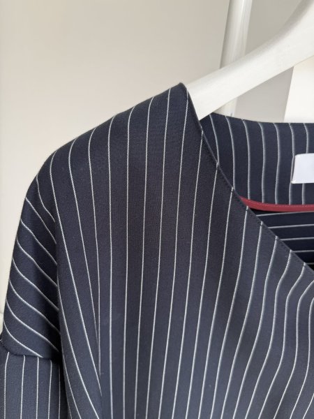 画像14: ●期間限定●ご予約10倍ポイント●【4/11LIVEアイテム】ピンストライプVネックプルオーバー（予約/8-9月） (14)