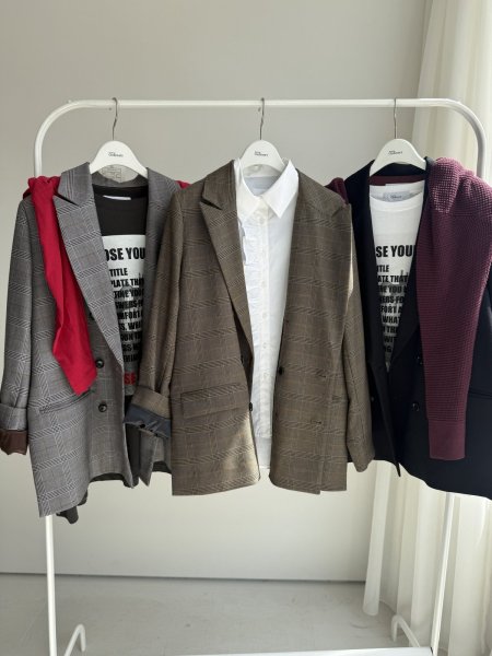 画像23: ●期間限定●ご予約10倍ポイント●【4/11LIVEアイテム】配色ダブルジャケット（予約/8-9月） (23)