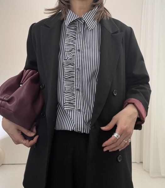 画像8: ●期間限定●ご予約10倍ポイント●【4/11LIVEアイテム】配色ダブルジャケット（予約/8-9月） (8)