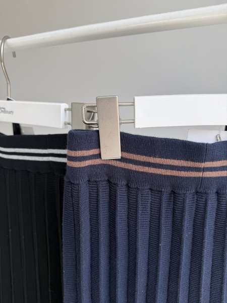 画像14: ●期間限定●ご予約10倍ポイント●【4/11LIVEアイテム】プリーツニットスカート（予約/8-9月） (14)