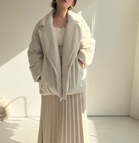 画像16: ●期間限定●ご予約10倍ポイント●【4/11LIVEアイテム】リバーシブルテーラードジャケットダウン（予約/9-10月） (16)