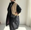 画像6: ●期間限定●ご予約10倍ポイント●【4/11LIVEアイテム】リバーシブルボアパデッドベスト（予約/9-10月） (6)