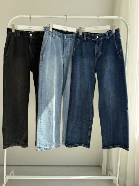 画像10: ●私たちの推しデニムに新型登場！●期間限定●ご予約10倍ポイント●【4/11LIVEアイテム】ワイドストレートデニム（予約/8-9月） (10)