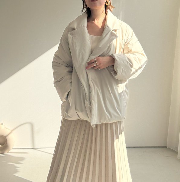 画像17: ●期間限定●ご予約10倍ポイント●【4/11LIVEアイテム】リバーシブルテーラードジャケットダウン（予約/9-10月） (17)