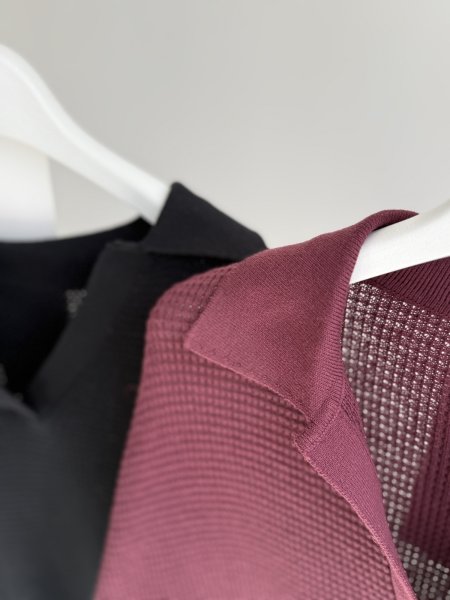 画像15: ●期間限定●ご予約10倍ポイント●【4/11LIVEアイテム】ワッフルスキッパーカラーニット（予約/8-9月） (15)