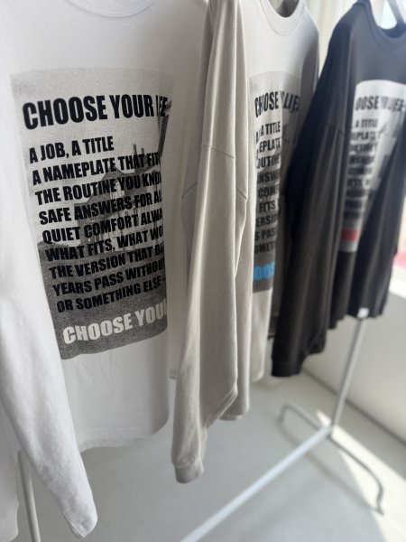 画像21: ●期間限定●ご予約10倍ポイント●【4/11LIVEアイテム】CHOOSEロゴロンT（予約/7-8月） (21)