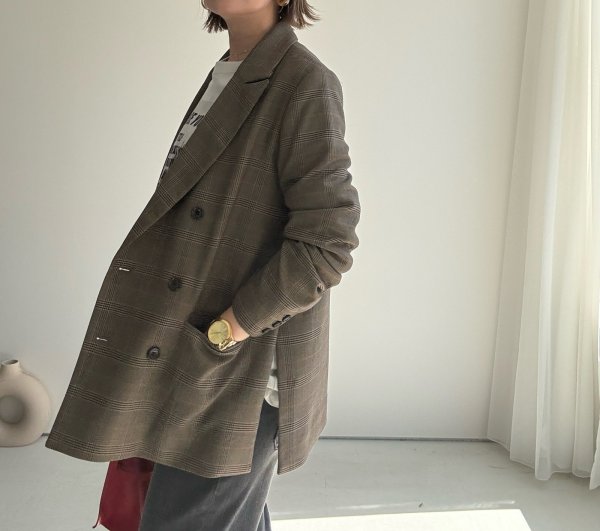 画像18: ●期間限定●ご予約10倍ポイント●【4/11LIVEアイテム】配色ダブルジャケット（予約/8-9月） (18)