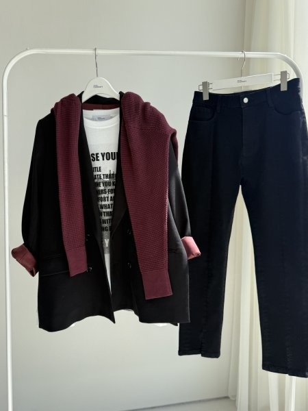 画像17: ●私たちの推しデニムに新型登場！●期間限定●ご予約10倍ポイント●【4/11LIVEアイテム】テーパードスキニー（予約/8-9月） (17)