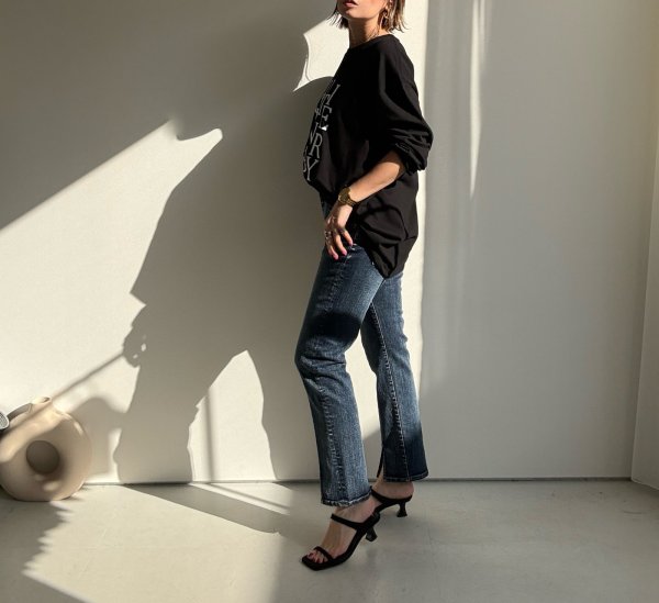 画像13: ●私たちの推しデニムに新型登場！●期間限定●ご予約10倍ポイント●【4/11LIVEアイテム】テーパードスキニー（予約/8-9月） (13)