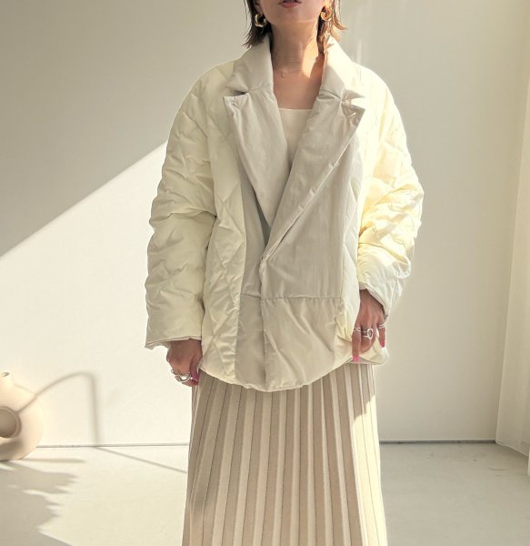 画像18: ●期間限定●ご予約10倍ポイント●【4/11LIVEアイテム】リバーシブルテーラードジャケットダウン（予約/9-10月） (18)