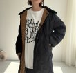 画像5: ●期間限定●ご予約10倍ポイント●【4/11LIVEアイテム】ボアトリムリバーシブルダウンコート（予約/9-10月） (5)