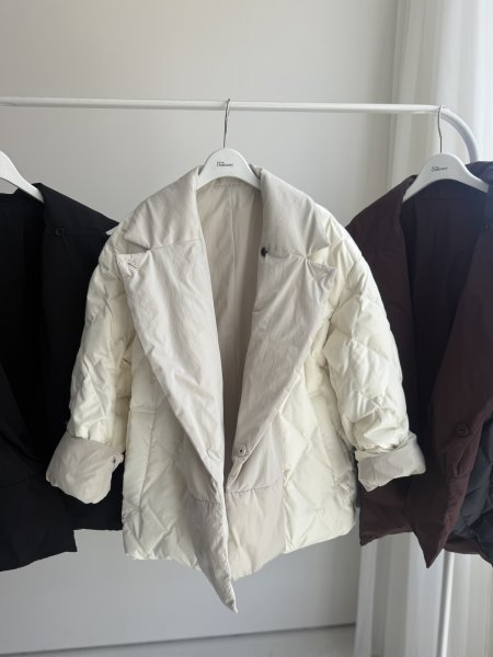 画像24: ●期間限定●ご予約10倍ポイント●【4/11LIVEアイテム】リバーシブルテーラードジャケットダウン（予約/9-10月） (24)