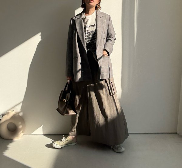 画像1: ●期間限定●ご予約10倍ポイント●【4/11LIVEアイテム】カーゴスカート（予約/8-9月） (1)