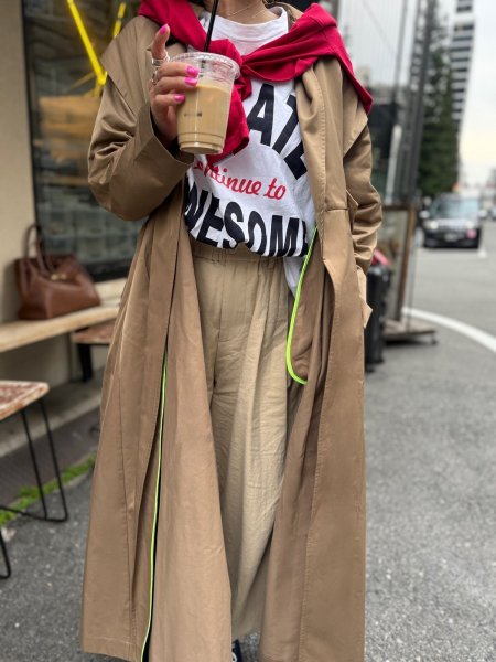 画像43: ●待望の再生産決定！LAMERオリジナル●【4/13LIVEアイテム】●ネオンライントレンチ（予約/9-10） (43)