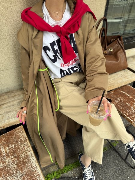 画像32: ●待望の再生産決定！LAMERオリジナル●【4/13LIVEアイテム】●ネオンライントレンチ（予約/9-10） (32)