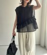 画像6: ●メーカー在庫限り●【4/15 LIVEアイテム】シアーアシメフリルブラウス（メーカー確認後確保）（予約/5月） (6)