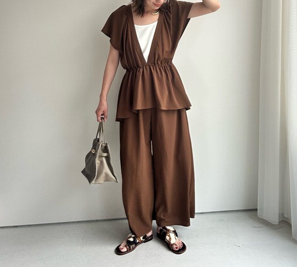 画像9: ●メーカー在庫限り●【4/15 LIVEアイテム】ペプラムデザインオールインワン（メーカー確認後確保） (9)