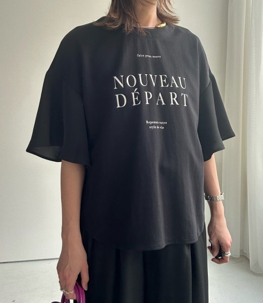 画像7: ●メーカー在庫限り●【4/15 LIVEアイテム】バックフリルロゴトップス（メーカー確認後確保） (7)