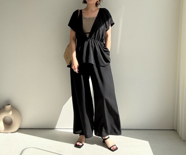 画像5: ●メーカー在庫限り●【4/15 LIVEアイテム】ペプラムデザインオールインワン（メーカー確認後確保） (5)