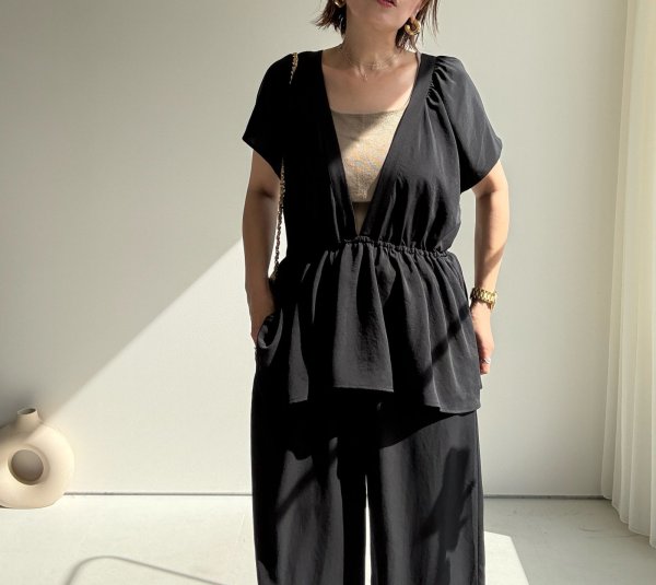 画像7: ●メーカー在庫限り●【4/15 LIVEアイテム】ペプラムデザインオールインワン（メーカー確認後確保） (7)