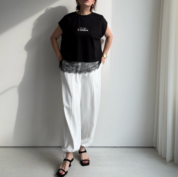 画像9: ●メーカー在庫限り●【4/15 LIVEアイテム】レースドッキングフレンチトップス（メーカー確認後確保） (9)