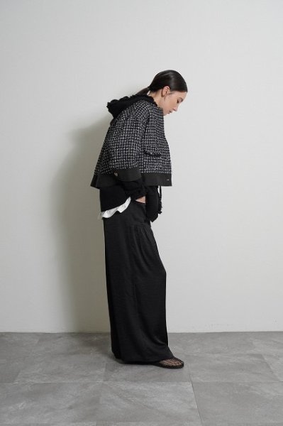 画像3: ●期間限定●ご予約10倍ポイント●【4/18LIVEアイテム】CYAN TOKYO ●ハーフスリーブツイードジャケット（予約/8-9月） (3)