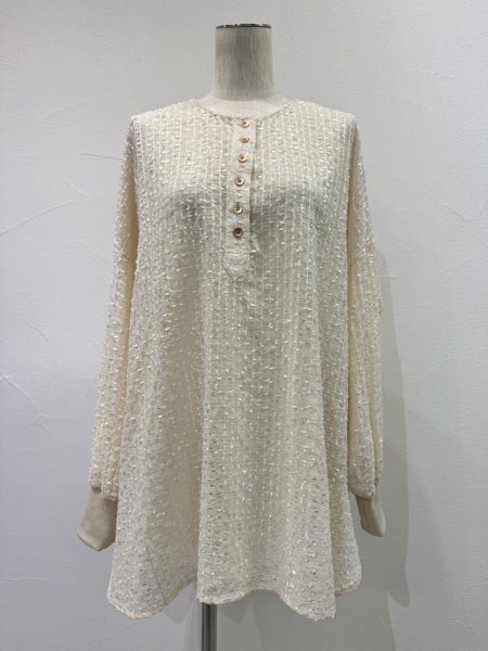 画像5: ●期間限定●ご予約10倍ポイント●【4/18LIVEアイテム】CYAN TOKYO ●ループカットシアジャガードヘンリー（予約/8-9月） (5)