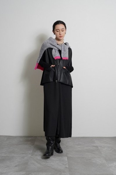 画像5: ●期間限定●ご予約10倍ポイント●【4/18LIVEアイテム】CYAN TOKYO ●オーバータックジョーゼットワンピ（予約/8-9月） (5)