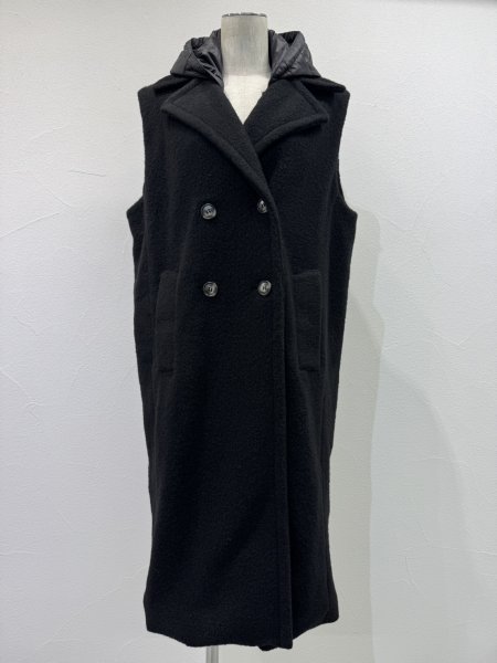 画像7: ●期間限定●ご予約10倍ポイント●【4/18LIVEアイテム】CYAN TOKYO ●スライバーノースリコート（予約/9-10月） (7)