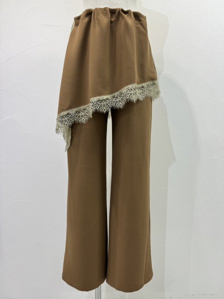 画像3: ●期間限定●ご予約10倍ポイント●【4/18LIVEアイテム】CYAN TOKYO ●アシメレースレイヤーワイド（予約/8-9月） (3)