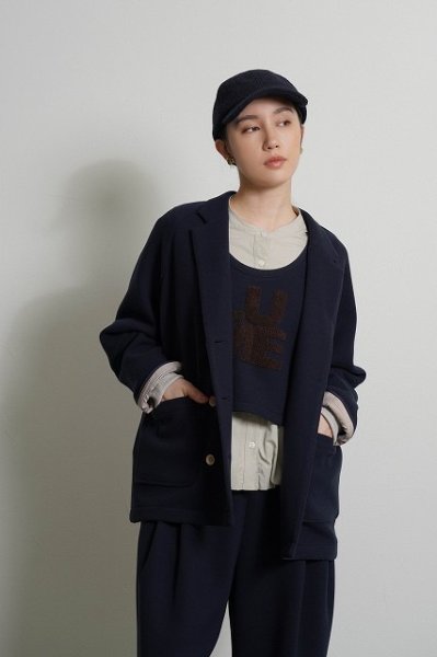 画像3: ●期間限定●ご予約10倍ポイント●【4/18LIVEアイテム】CYAN TOKYO ●マイクロフリースWジャケット（予約/9-10月） (3)