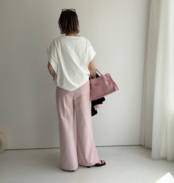 画像7: ●脚長に見える！美ラインボトム【LIVEアイテム】●ハイウエストバギーパンツ (7)