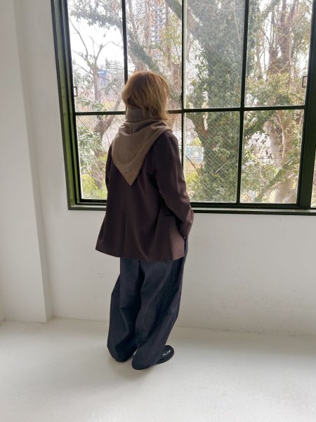 画像3: ●期間限定●ご予約10倍ポイント●【4/20LIVEアイテム】PRIORITY ●ウールブレンドストール（予約/8-9月） (3)