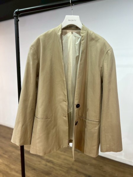 画像13: ●期間限定●ご予約10倍ポイント●【4/20LIVEアイテム】PRIORITY ●テーラー＆ノーカラー2WAYジャケットBCN（予約/8-9月） (13)