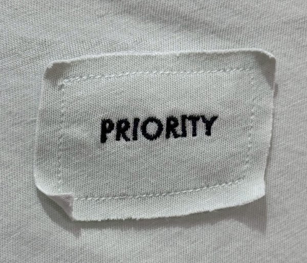 画像6: ●期間限定●ご予約10倍ポイント●【4/20LIVEアイテム】PRIORITY ●イレギュラーヘムロンT（予約/8-9月） (6)