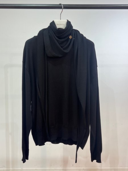 画像11: ●期間限定●ご予約10倍ポイント●【4/20LIVEアイテム】PRIORITY ●ストール付ニット（予約/8-9月） (11)