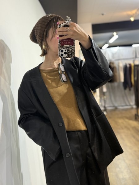 画像2: ●期間限定●ご予約10倍ポイント●【4/20LIVEアイテム】PRIORITY ●ストール付ニット（予約/8-9月） (2)