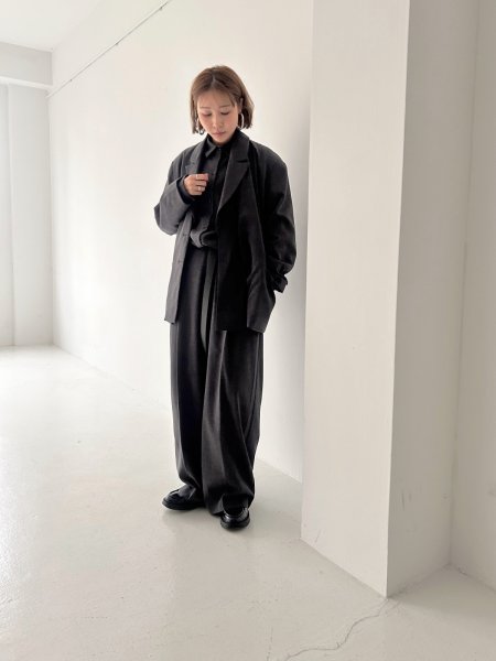 画像2: ●期間限定●ご予約10倍ポイント●【4/20LIVEアイテム】PRIORITY ●テーラー＆ノーカラー2WAYジャケット（予約/8-9月） (2)