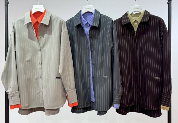 画像5: ●期間限定●ご予約10倍ポイント●【4/20LIVEアイテム】PRIORITY ●レイヤードシャツ（予約/8-9月） (5)