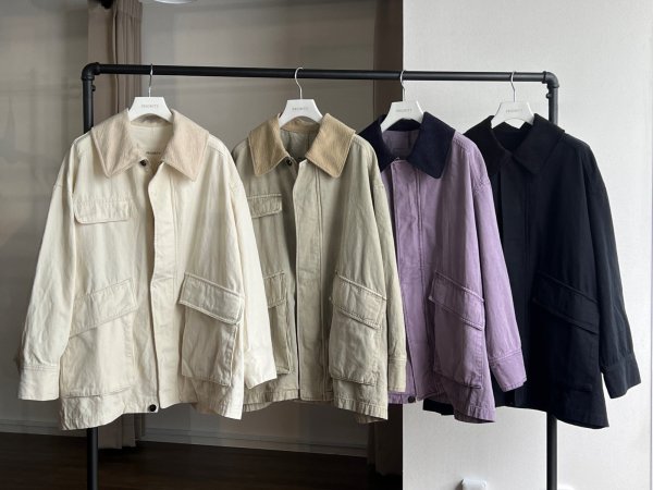 画像3: ●期間限定●ご予約10倍ポイント●【4/20LIVEアイテム】PRIORITY ●コーデュロイカラーブルゾン（予約/9-10月） (3)