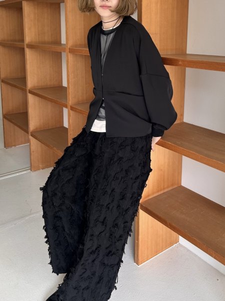 画像3: ●期間限定●ご予約10倍ポイント●【4/20LIVEアイテム】PRIORITY ●フリンジジャガードパンツ（予約/9-10月） (3)