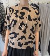 画像4: ●期間限定●ご予約10倍ポイント●【Margaux Vintage】●レオパードプリントハーフスリーブ（予約/7-8月） (4)