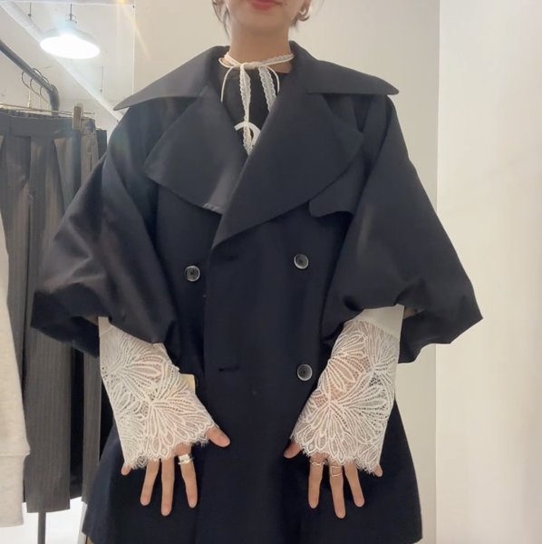 画像7: ●期間限定●ご予約10倍ポイント●【Margaux Vintage】●シアーロンTカフスレース（予約/7-8月） (7)