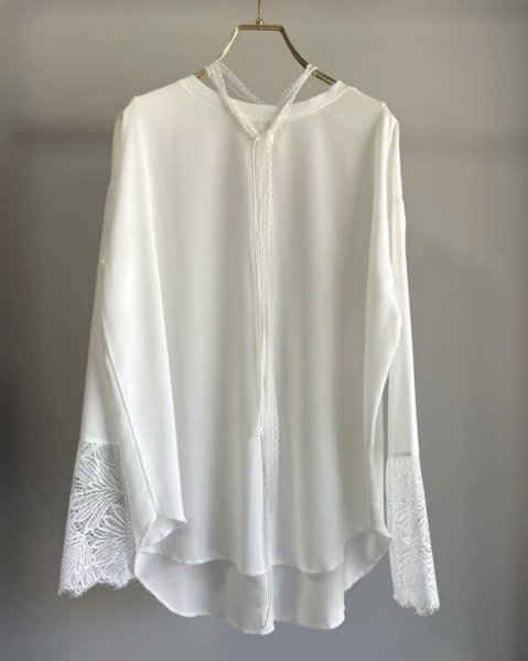 画像2: ●期間限定●ご予約10倍ポイント●【Margaux Vintage】●シアーロンTカフスレース（予約/7-8月） (2)