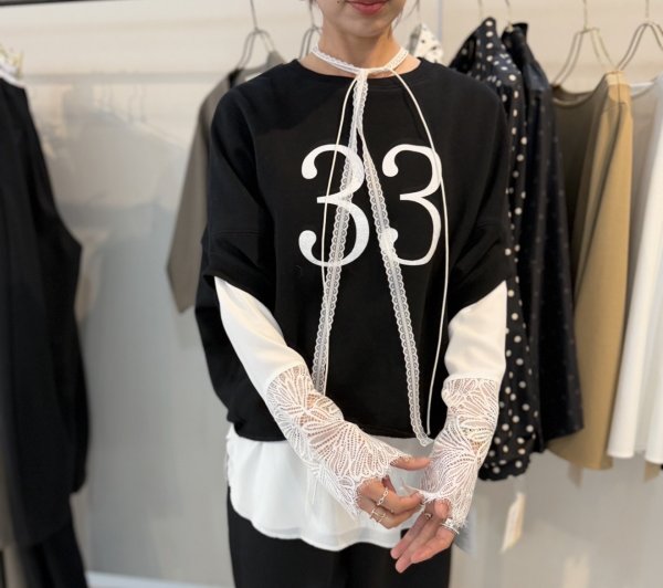 画像6: ●期間限定●ご予約10倍ポイント●【Margaux Vintage】●シアーロンTカフスレース（予約/7-8月） (6)