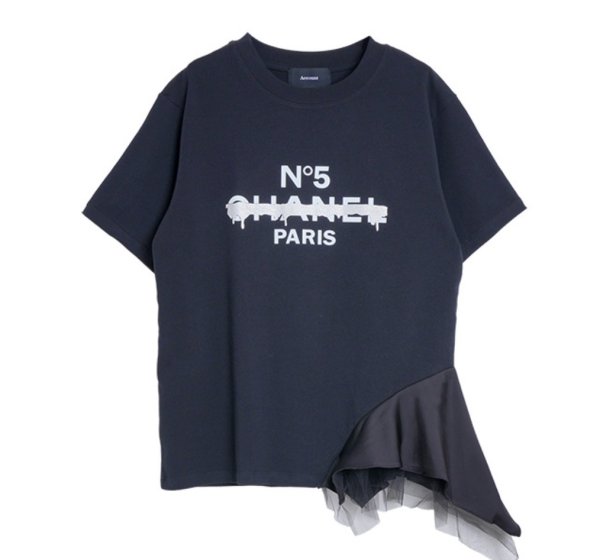 画像2: ●期間限定●ご予約5倍ポイント●パロディシリーズ【4/28 LIVEアイテム】●アシメデザインパロディT【C】TYPE（予約/6月） (2)