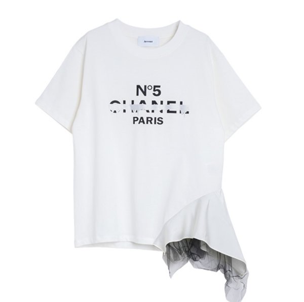 画像1: ●期間限定●ご予約5倍ポイント●パロディシリーズ【4/28 LIVEアイテム】●アシメデザインパロディT【C】TYPE（予約/6月） (1)