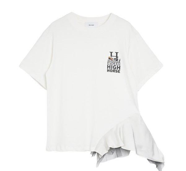 画像2: ●期間限定●ご予約5倍ポイント●パロディシリーズ【4/28 LIVEアイテム】●アシメデザインパロディT【H】TYPE（予約/6月） (2)