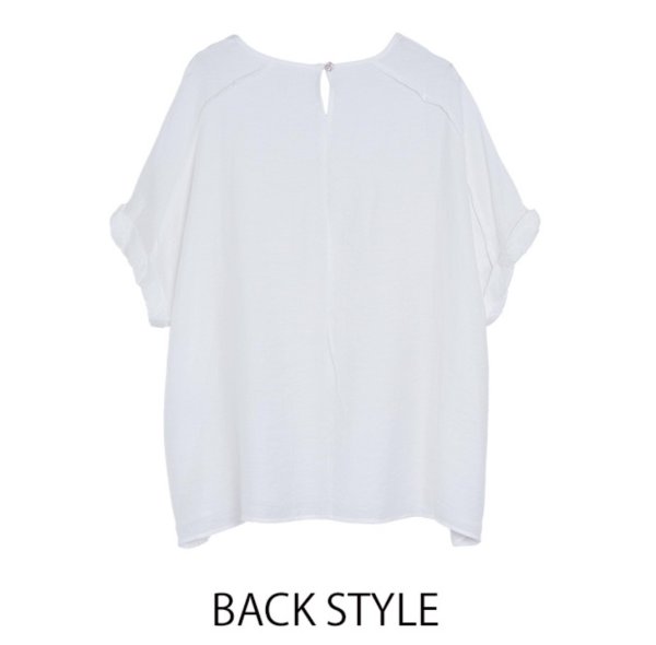 画像4: ●期間限定●ご予約5倍ポイント●【4/28 LIVEアイテム】●リネンミックス大人プルオーバー（予約/6月） (4)