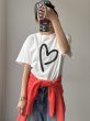 画像1: ●ゴールデンウイークSPECIAL対象●【5/2 LIVEアイテム】●殴り書きハートt（予約/5-6月） (1)